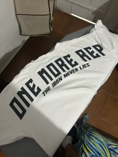 Camiseta Growth Supplements "One More Rep" Original - Tamanho G
