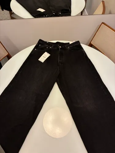 Calça Zara Supper Baggy Preta - 42