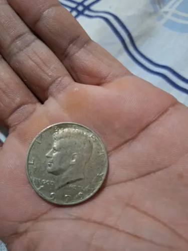 Meio dolar dos Estados Unidos com efigie de John F. Kennedy 1979
