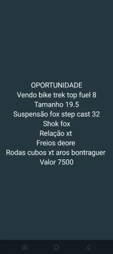 Bike trek top fuel 8