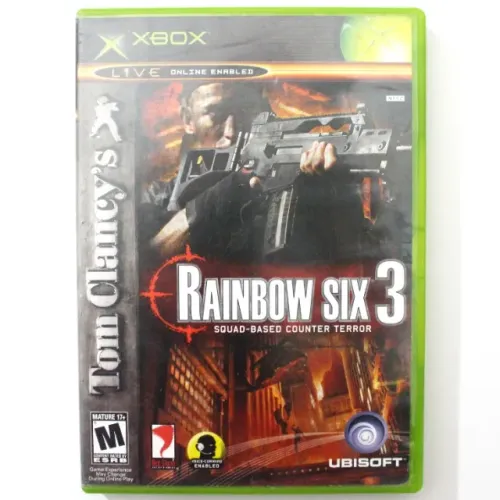 Rainbow Six 3 completo para Xbox original em perfeito estado de conservação