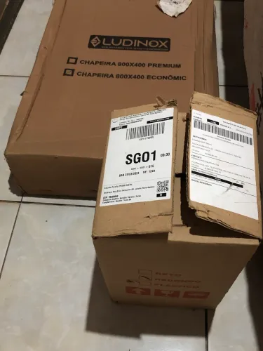 Kit para hambúrgueria tudo novo sem uso 