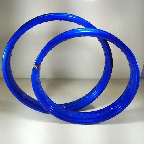 PAR DE AROS VIPER VPR BROS XRE 190 CROSSER AZUL W VERMELHO 