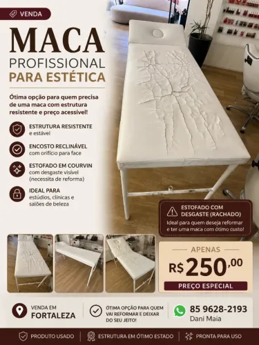 Maca Profissional para Estética - Para Reforma