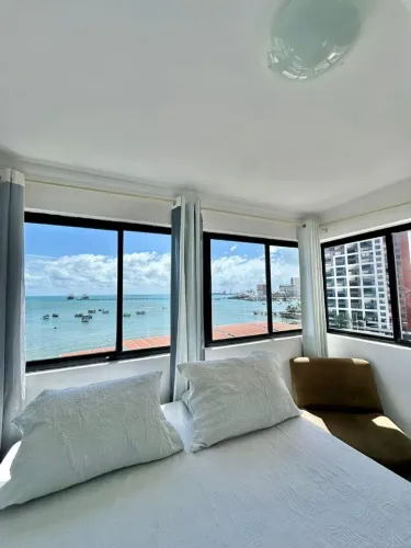 Flat Vista mar na beira mar de fortaleza 