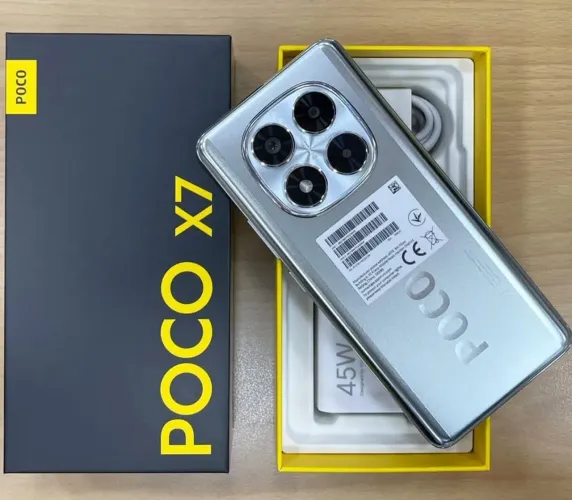 Celular Xiaomi Poco X7 512+12 Lacrado Prata Silver Novo 