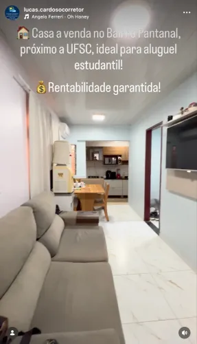 Casa a venda próximo a UFSC. 2 Dorm.