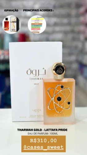 Perfume Tharwah Gold - Lattafa Pride 100ml