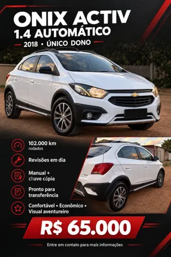 Chevrolet Onix Activ 1.4 8V Flex Aut. 4P 2018