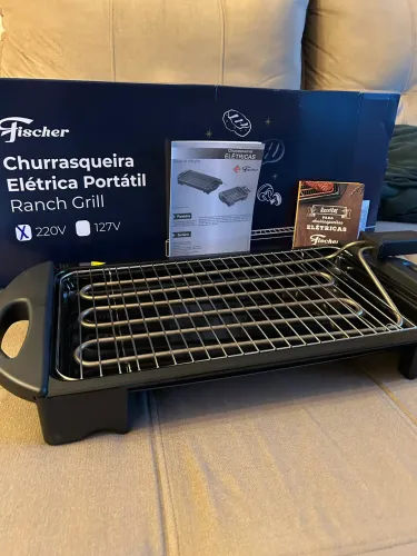 Churrasqueira elétrica Fischer NOVA