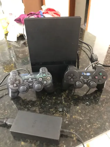PS2 Completo Conservado + 3 Controles + Pendrive