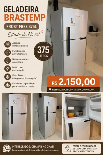 Geladeira Brastemp Semi nova