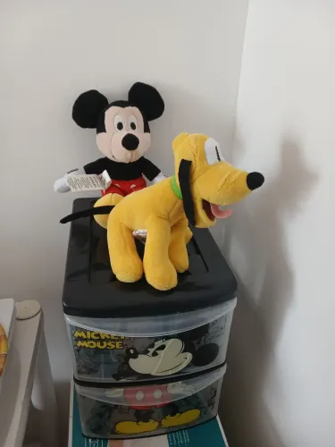 Pelúcia Mickey e Pluto