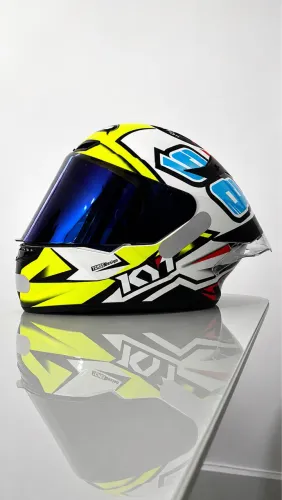 Capacete KYT Esportivo XL + Viseira Iridium