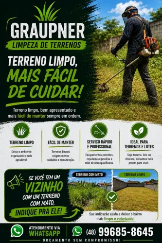 Limpeza de terrenos