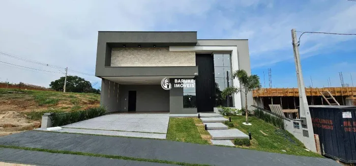 Casa com 3 suítes, piscina com cascata à venda no condomínio Jardim Park Vista Real Indaia