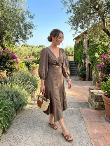 Vestido Midi Hit Tamanho P