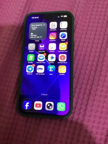 Iphone 15 Pro Max 256GB Cinza Titânio - Tudo Original (Bateria 84%)