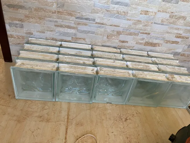 Kit 20 tijolos de vidro