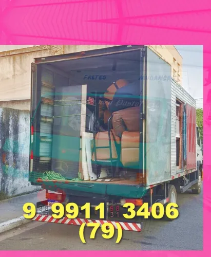 frete disponível para sua mudança, preço bom e rapidez na entrega!