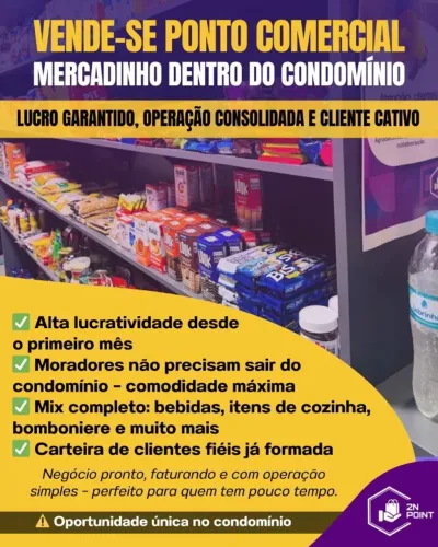 Vende-se ponto comercial