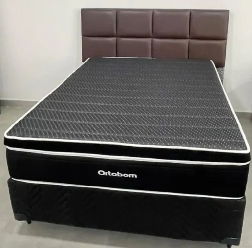 Cama box Solteiro Serenita Ortobom c/pilow top- Entrega Grátis pra Fortaleza 