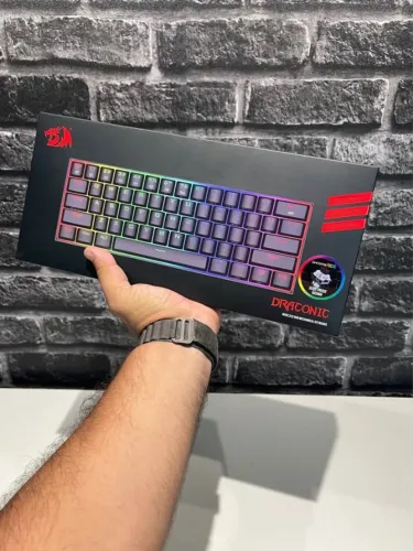 Teclado Mecânico Gamer Redragon Draconic RGB Bluetooth