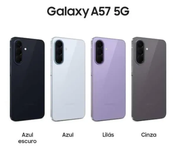 Samsung A57 256GB 5G - Lacrado com Nota Fiscal