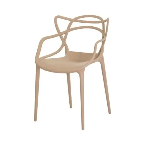 kit com 10 Cadeira de jantar Top Chairs Allegra nude