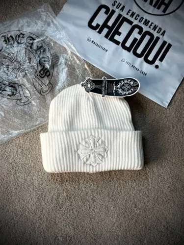 TOUCA CHROME HEARTS BRANCA