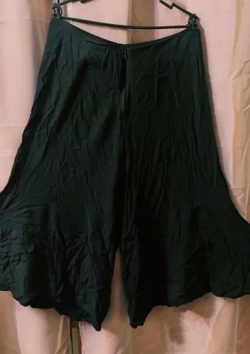 Bermuda pantalona feminina viscose soltinha verão brechó boutique Tam P 36