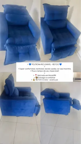 Poltrona Reiclinavel 