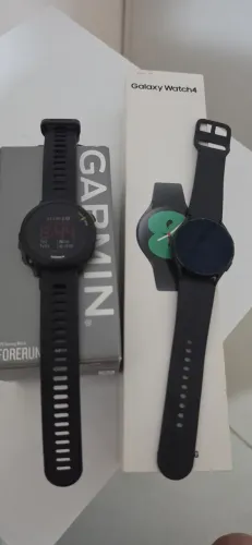 Relógios Inteligentes Garmin 55 e SmartWatch Samsung4