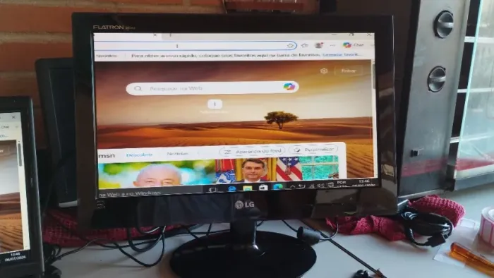 Monitor LG Flatron E1940S- PN praticamente 20 polegadas