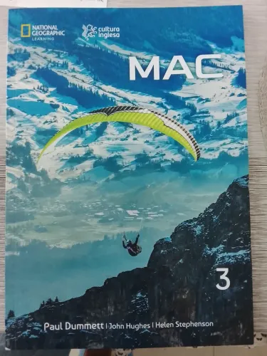 Livro Mac 3 da Cultura Inglesa.<br>Super novo, sem amassado e sem escrita.