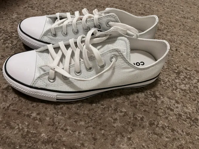 (NOVO) Tênis All Star Converse - Chuck Taylor prata (TAM 38)