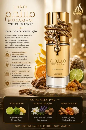 Perfume Musamam White intense Lattafa 100 ml