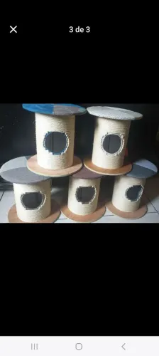 Arranhador para gato artesanato