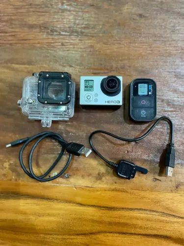 Câmera Gopro Hero 3 Original Silver Hero3 + Tela Lcd