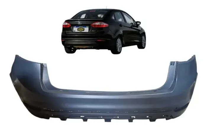 Parachoque Traseiro New Fiesta Sedan 2014 A 2018