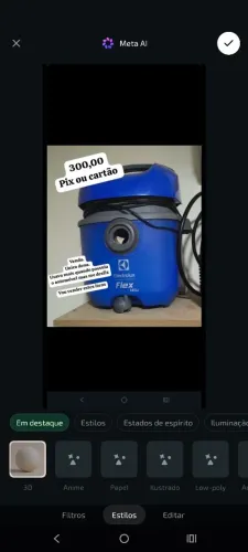 Aspirador de pó Eletrolux usado