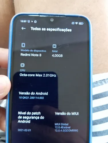 Celular redimi not 8