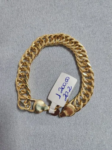 Semijoia Pulseira banhada ouro