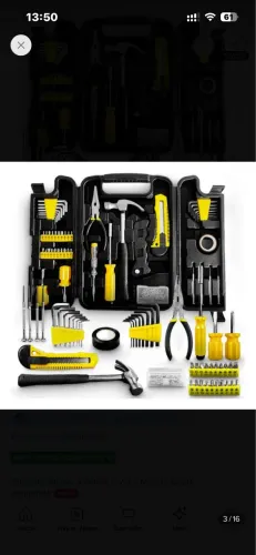 Kit de ferramentas com 200 peças