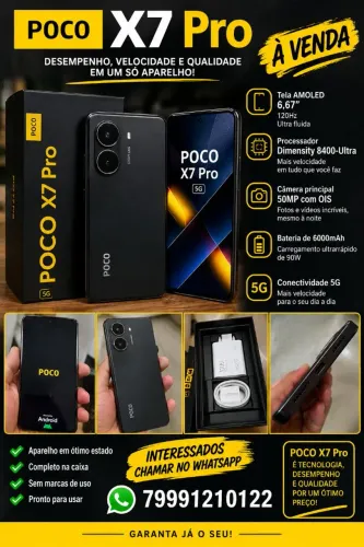Vendo poço x7 pro único dono documento semi-novo sem marca de usos