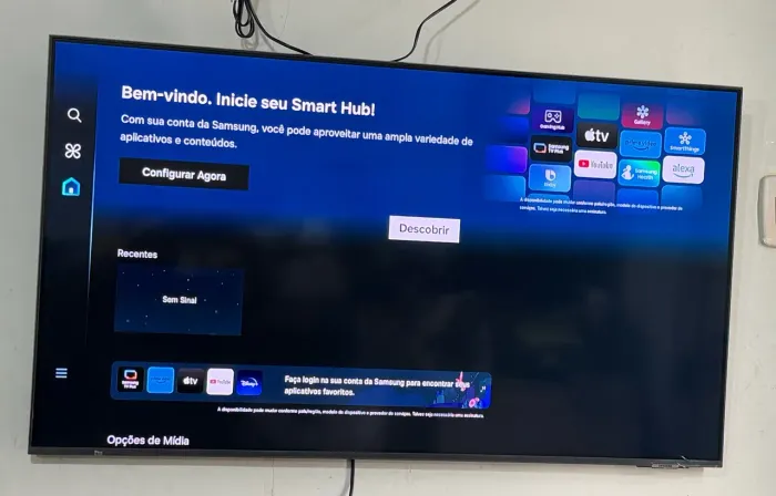 Tv 50 Samsung 4k com Alexa ultra fina