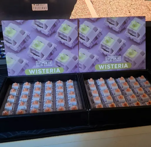Kit Switch para teclado mecânico Epomaker Wisteria 60 peças (novo)