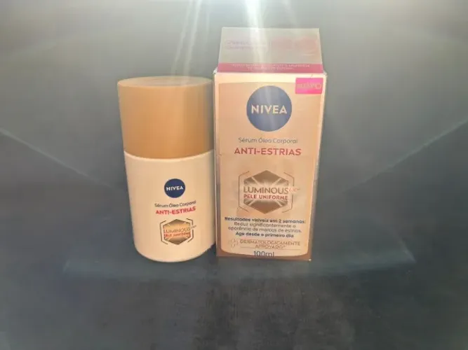 nivea luminous 630® sérum óleo corporal antiestrias 100ml