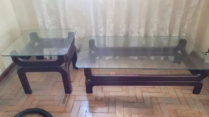 conjunto mesa de centro e lateral