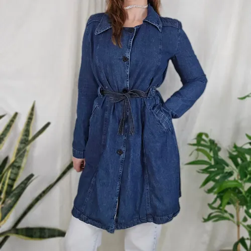 Sobretudo jeans y2k M